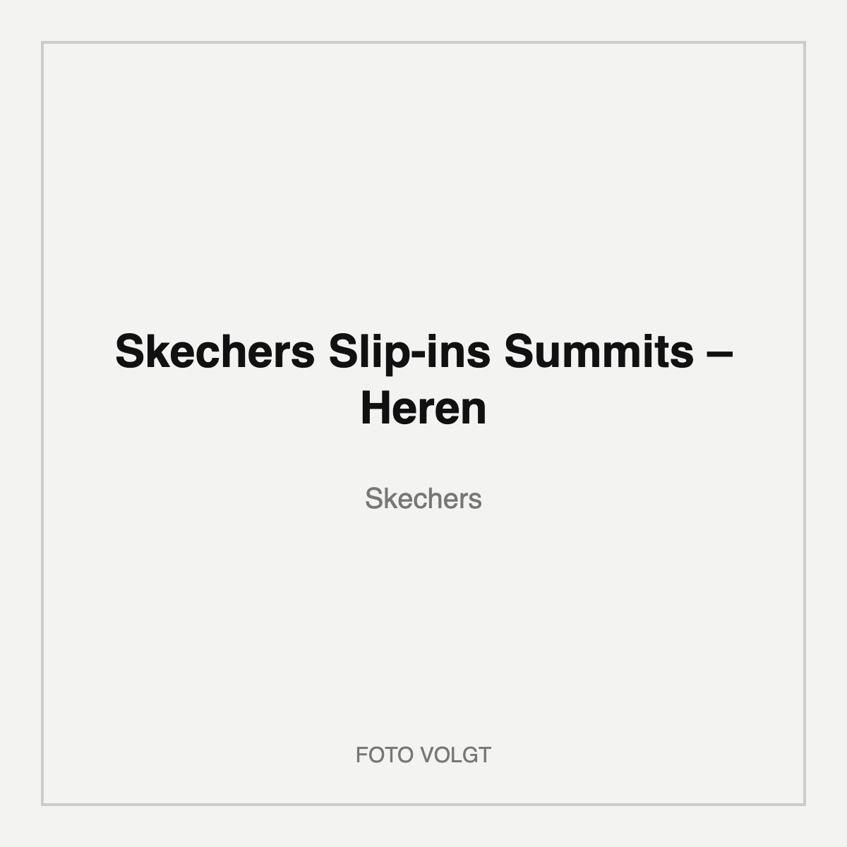 Skechers Slip-ins Summits – Heren